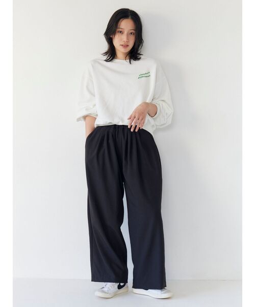 Ungrid（アングリッド）の「【WEB限定】ウエストギャザーデザインラフパンツ（その他パンツ・レディース・ブラック/アイボリー/ピンク/グレー・FREE）」の12枚目の写真