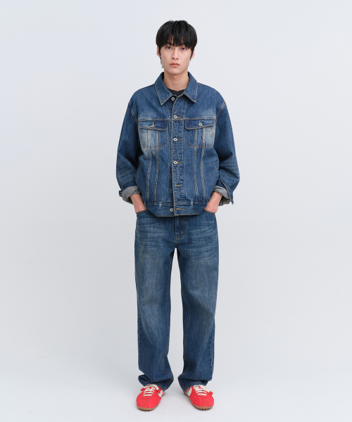 UNIFORM BRIDGE(ユニフォームブリッジ)の「002 regular denim pants 11.5oz indigo blue(デニムパンツ・メンズ・その他・MEDIUM/LARGE/X-LARGE/XX-LARGE)」の1枚目の写真