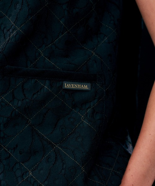LAVENHAM(ラベンハム)の「Black Edition Lace Cocoon Thornham Womens / ブラック エディション レース コクーン ソーンハム ウィメンズ(ベスト・レディース・ブラック・8/10/12/14/6/16)」の12枚目の写真