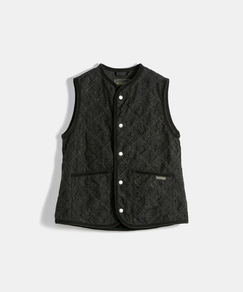 LAVENHAM(ラベンハム)の「Black Edition Lace Cocoon Thornham Womens / ブラック エディション レース コクーン ソーンハム ウィメンズ(ベスト・レディース・ブラック・8/10/12/14/6/16)」の14枚目の写真