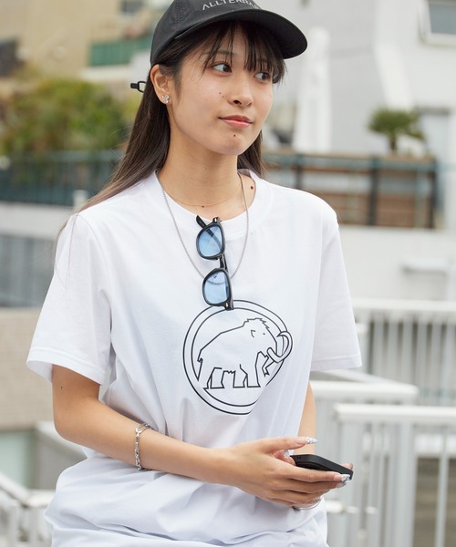 Mammut（マムート）の「MAMMUT/マムート ロゴプリント クルーネックTシャツ 2026年春夏（Tシャツ/カットソー・メンズ・ホワイト系その他2/ブラック系その他3/ブラック系その他2/ホワイト系その他3/ホワイト系その他/ブラック系その他・M/L/XL）」の10枚目の写真