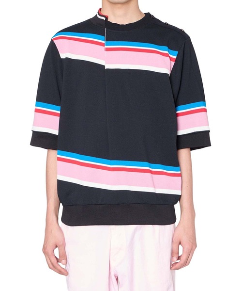 kolor(カラー)の「【kolor/カラー】26SCM-T06205 S/S TEE(Tシャツ/カットソー・メンズ・グリーン/ブラック・3/2/4)」の2枚目の写真