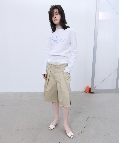 LCDC TM(エルシーディーシーティーエム)の「BLOUSON LONG-SLEEVE TOP (WHITE)(Tシャツ/カットソー・レディース・その他・SMALL/MEDIUM)」の4枚目の写真