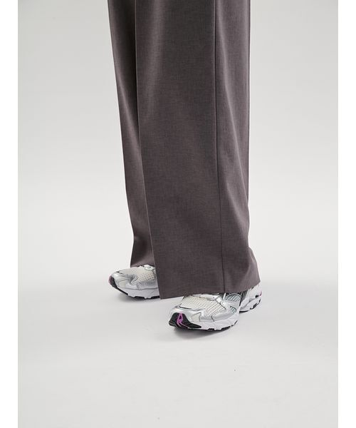 emmi(エミ)の「2タックワイドパンツ【セットアップ対応】(その他パンツ・レディース・ライム/ブラック/チャコールグレー・0/1)」の12枚目の写真