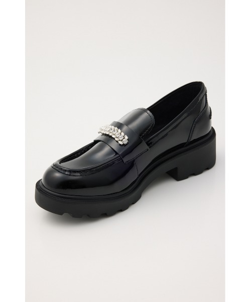 STACCATO(スタッカート)の「【SNSで話題のシューズが再入荷】ビジューストーンタンクソールローファー(ローファー・レディース・ライトブラック・24.5cm/24.0cm/23.5cm/23.0cm/22.5cm)」の11枚目の写真