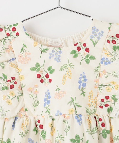 petit main（プティマイン）の「【リンク】ショルダーフリル長袖チュニック（チュニック・キッズ・ブルー/カラフル・80ｃｍ/90cm/110cm/100cm/120cm/130cm）」の9枚目の写真