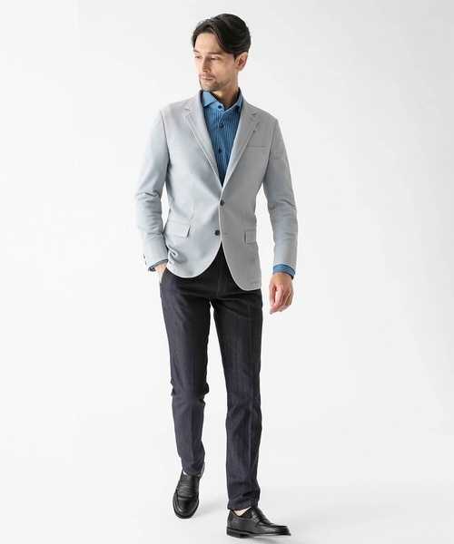 MICHEL KLEIN HOMME (ミッシェルクランオム)の「【セットアップ】ストレッチコンバーチブルジャケット(テーラードジャケット・メンズ・グレー/ネイビー・MEDIUM/LARGE/X-LARGE)」の11枚目の写真