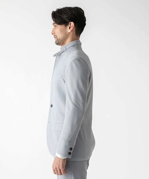 MICHEL KLEIN HOMME (ミッシェルクランオム)の「【セットアップ】ストレッチコンバーチブルジャケット(テーラードジャケット・メンズ・グレー/ネイビー・MEDIUM/LARGE/X-LARGE)」の8枚目の写真