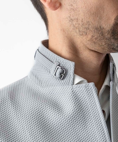 MICHEL KLEIN HOMME (ミッシェルクランオム)の「【セットアップ】ストレッチコンバーチブルジャケット(テーラードジャケット・メンズ・グレー/ネイビー・MEDIUM/LARGE/X-LARGE)」の15枚目の写真