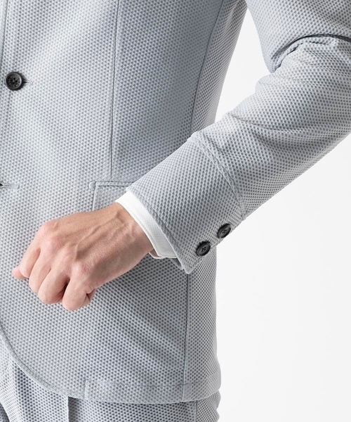 MICHEL KLEIN HOMME (ミッシェルクランオム)の「【セットアップ】ストレッチコンバーチブルジャケット(テーラードジャケット・メンズ・グレー/ネイビー・MEDIUM/LARGE/X-LARGE)」の17枚目の写真
