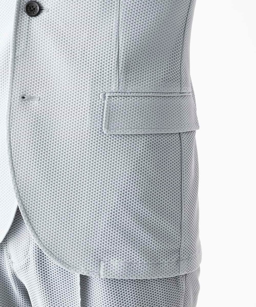 MICHEL KLEIN HOMME (ミッシェルクランオム)の「【セットアップ】ストレッチコンバーチブルジャケット(テーラードジャケット・メンズ・グレー/ネイビー・MEDIUM/LARGE/X-LARGE)」の18枚目の写真
