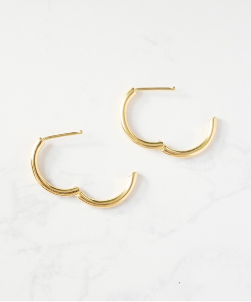 ydotc jewelry(ワイドットシージュエリー)の「【 ydotc jewelry / ワイドットシージュエリー 】 Hoop hoop gold 20 / フープゴールド 20 FCI(ピアス(両耳用)・レディース・ゴールド・FREE)」の4枚目の写真