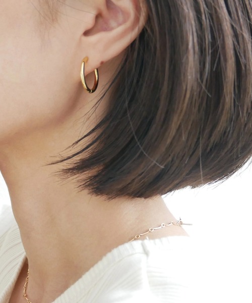 ydotc jewelry(ワイドットシージュエリー)の「【 ydotc jewelry / ワイドットシージュエリー 】 Hoop hoop gold 20 / フープゴールド 20 FCI(ピアス(両耳用)・レディース・ゴールド・FREE)」の2枚目の写真