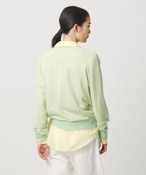 AEWEN MATOPH（イウエン マトフ）の「＜AEWEN MATOPH＞シアーヘンリーネックニット ‐ ウォッシャブル ‐（ニット/セーター・レディース・ブラック/ライトピンク/ライム・FREE）」の17枚目の写真