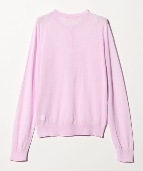 AEWEN MATOPH（イウエン マトフ）の「＜AEWEN MATOPH＞シアーヘンリーネックニット ‐ ウォッシャブル ‐（ニット/セーター・レディース・ブラック/ライトピンク/ライム・FREE）」の19枚目の写真