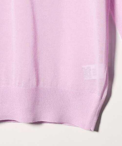 AEWEN MATOPH（イウエン マトフ）の「＜AEWEN MATOPH＞シアーヘンリーネックニット ‐ ウォッシャブル ‐（ニット/セーター・レディース・ブラック/ライトピンク/ライム・FREE）」の22枚目の写真