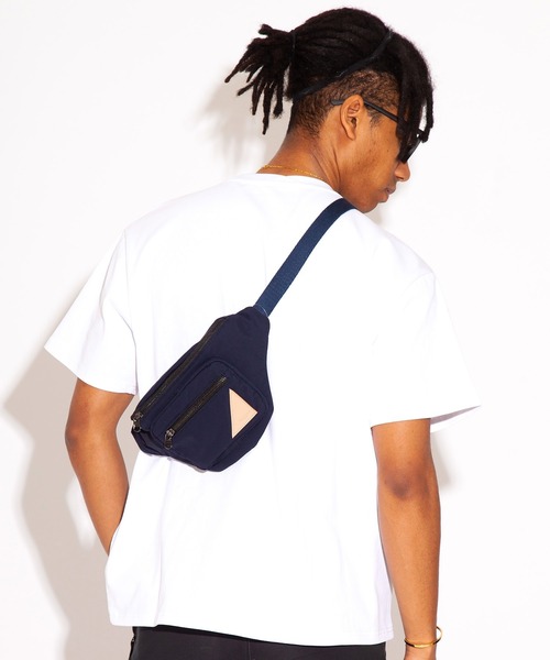 ADAM PATEK(アダムパテック)の「【ADAM PATEK/【Nob】BREATHATEC POCKET BODYBAG(ボディバッグ/ウエストポーチ・メンズ・ブラック/ネイビー・ONESIZE)」の6枚目の写真