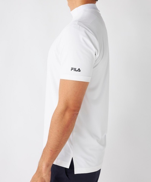 FILA GOLF(フィラゴルフ )の「【FILA GOLF:フィラゴルフ】半袖ストレッチモックネックシャツ ゴルフ(シャツ/ブラウス・メンズ・ホワイト/ライトカーキ/ブラック・X-LARGE/LARGE/XX-LARGE/MEDIUM)」の16枚目の写真