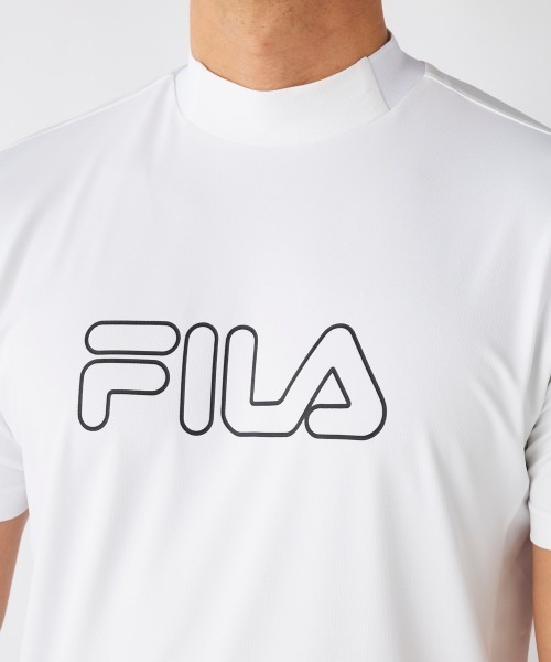 FILA GOLF(フィラゴルフ )の「【FILA GOLF:フィラゴルフ】半袖ストレッチモックネックシャツ ゴルフ(シャツ/ブラウス・メンズ・ホワイト/ライトカーキ/ブラック・X-LARGE/LARGE/XX-LARGE/MEDIUM)」の18枚目の写真