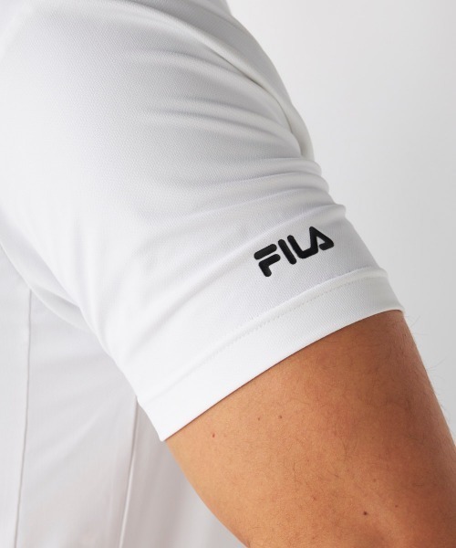 FILA GOLF(フィラゴルフ )の「【FILA GOLF:フィラゴルフ】半袖ストレッチモックネックシャツ ゴルフ(シャツ/ブラウス・メンズ・ホワイト/ライトカーキ/ブラック・X-LARGE/LARGE/XX-LARGE/MEDIUM)」の19枚目の写真