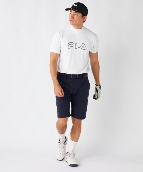 FILA GOLF(フィラゴルフ )の「【FILA GOLF:フィラゴルフ】半袖ストレッチモックネックシャツ ゴルフ(シャツ/ブラウス・メンズ・ホワイト/ライトカーキ/ブラック・X-LARGE/LARGE/XX-LARGE/MEDIUM)」の20枚目の写真
