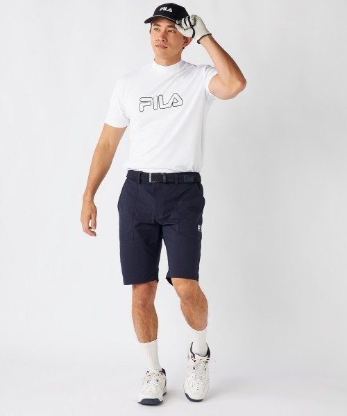 FILA GOLF(フィラゴルフ )の「【FILA GOLF:フィラゴルフ】半袖ストレッチモックネックシャツ ゴルフ(シャツ/ブラウス・メンズ・ホワイト/ライトカーキ/ブラック・X-LARGE/LARGE/XX-LARGE/MEDIUM)」の21枚目の写真