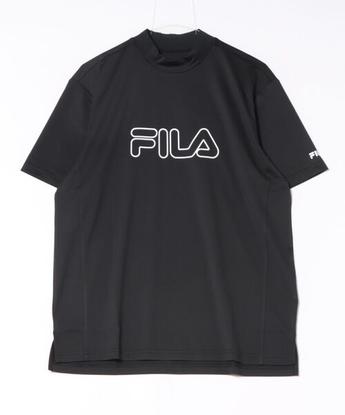 FILA GOLF(フィラゴルフ )の「【FILA GOLF:フィラゴルフ】半袖ストレッチモックネックシャツ ゴルフ(シャツ/ブラウス・メンズ・ホワイト/ライトカーキ/ブラック・X-LARGE/LARGE/XX-LARGE/MEDIUM)」の14枚目の写真