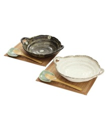 BACKYARD FAMILY（バックヤードファミリー）の「風趣 ナチュラルスタイル シチュー＆カレー皿ペアセット（食器）」