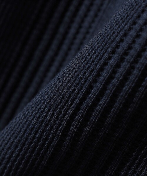 SHIPS Colors（シップス カラーズ）の「SHIPS Colors:〈手洗い可能〉変形ワッフル Vネック プルオーバー（Tシャツ/カットソー・レディース・ライトブルー/ネイビー/オフホワイト・ONE SIZE）」の12枚目の写真