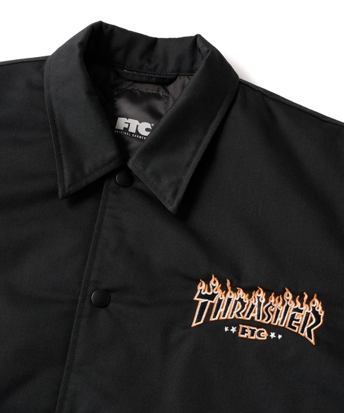 FTC(エフティーシー)の「"FTC x THRASHER" COACH JACKET(ナイロンジャケット・メンズ・ブラック・MEDIUM/SMALL/LARGE/X-LARGE)」の6枚目の写真