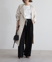 Bonjour Sagan（ボンジュールサガン）の「ツイルノーカラートレンチコート（トレンチコート）」