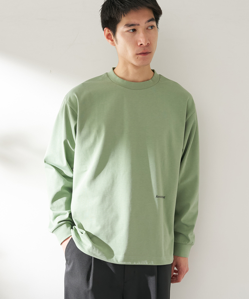 B.C STOCK（ベーセーストック）の「OLIVEDRAB / オリーブドラブ DRAWCODE L/S-Tシャツ（Tシャツ/カットソー・メンズ・ブラック系その他/ホワイト/アイボリー/グリーン・MEDIUM/LARGE/X-LARGE）」の4枚目の写真