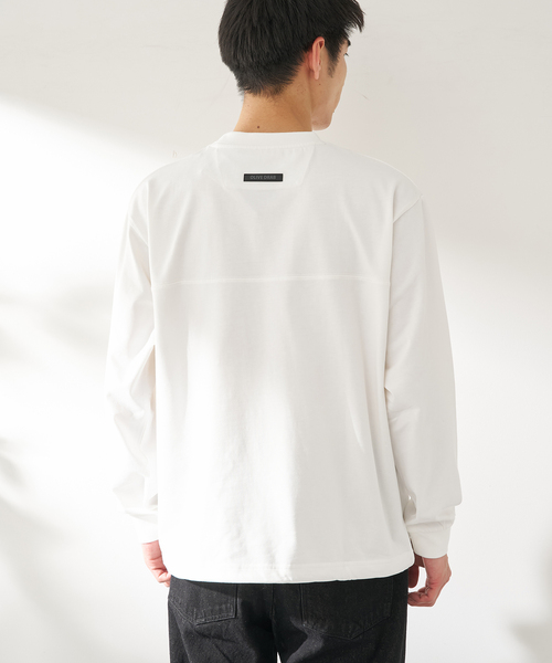 B.C STOCK（ベーセーストック）の「OLIVEDRAB / オリーブドラブ DRAWCODE L/S-Tシャツ（Tシャツ/カットソー・メンズ・ブラック系その他/ホワイト/アイボリー/グリーン・MEDIUM/LARGE/X-LARGE）」の12枚目の写真