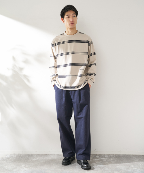 B.C STOCK（ベーセーストック）の「OLIVEDRAB / オリーブドラブ DRAWCODE L/S-Tシャツ（Tシャツ/カットソー・メンズ・ブラック系その他/ホワイト/アイボリー/グリーン・MEDIUM/LARGE/X-LARGE）」の13枚目の写真