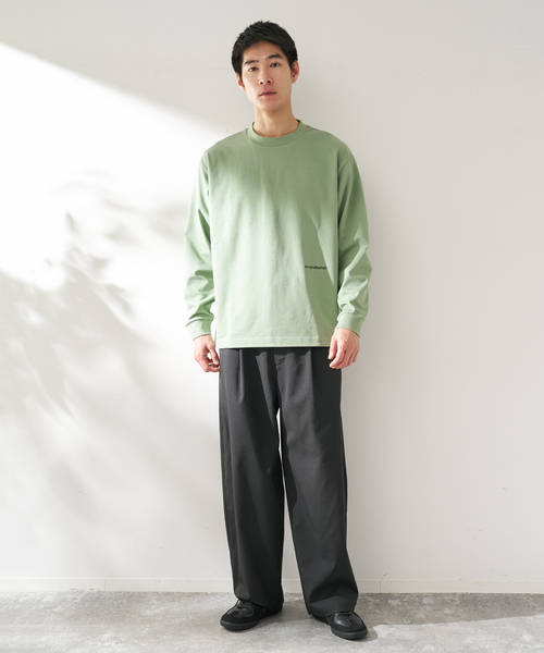B.C STOCK（ベーセーストック）の「OLIVEDRAB / オリーブドラブ DRAWCODE L/S-Tシャツ（Tシャツ/カットソー・メンズ・ブラック系その他/ホワイト/アイボリー/グリーン・MEDIUM/LARGE/X-LARGE）」の21枚目の写真