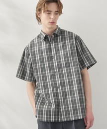 【EASENCE】<COMFORT EDITシリーズ>ストライプ/ミニチェック アソート レギュラーカラー半袖シャツ/ 接触冷感・イージーケア・吸水速乾
