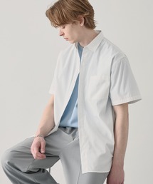 EASENCE（イーズエンス）の「【EASENCE】ストライプ ミニチェック アソート レギュラーカラー半袖シャツ<接触冷感 吸水速乾 イージーケア>（シャツ/ブラウス）」