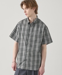 EASENCE（イーズエンス）の「【EASENCE】ストライプ ミニチェック アソート レギュラーカラー半袖シャツ<接触冷感 吸水速乾 イージーケア>（シャツ/ブラウス）」