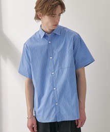 EASENCE（イーズエンス）の「【EASENCE】ストライプ ミニチェック アソート レギュラーカラー半袖シャツ<接触冷感 吸水速乾 イージーケア>（シャツ/ブラウス）」