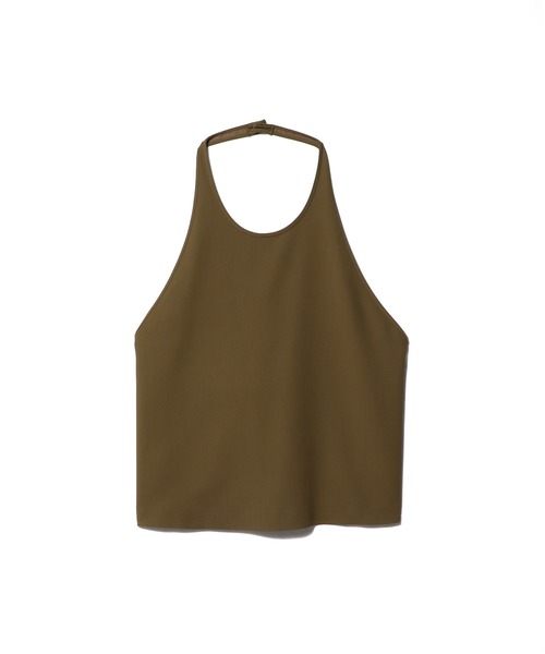 UNUS（ユナス）の「UNUS / Halter Neck Top（キャミソール・レディース・グレー/ブラウン・38/36）」の2枚目の写真