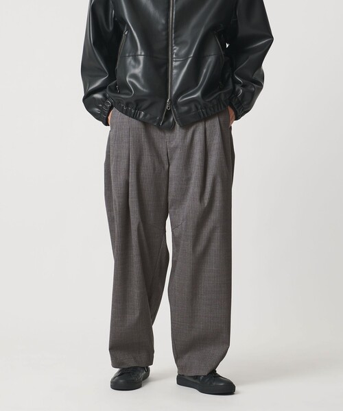 UNITED ARROWS & SONS（ユナイテッドアローズアンドサンズ）の「＜UNITED ARROWS & SONS＞ W/TRO 2P WIDE SLACKS/スラックス（スラックス・メンズ・グレー系・L/M/S/XL）」の2枚目の写真