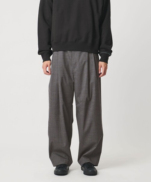 UNITED ARROWS & SONS（ユナイテッドアローズアンドサンズ）の「＜UNITED ARROWS & SONS＞ W/TRO 2P WIDE SLACKS/スラックス（スラックス・メンズ・グレー系・L/M/S/XL）」の4枚目の写真