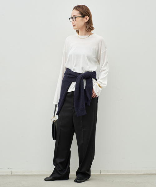 raspail（ラスパイユ）の「【Raspail/ラスパイユ】Longsleeve Cut&Sawn（Tシャツ/カットソー・レディース・ホワイト・FREE）」の4枚目の写真