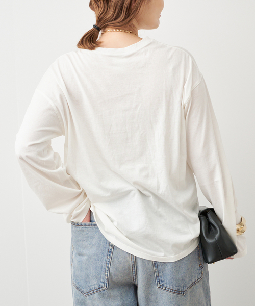 raspail（ラスパイユ）の「【Raspail/ラスパイユ】Longsleeve Cut&Sawn（Tシャツ/カットソー・レディース・ホワイト・FREE）」の11枚目の写真