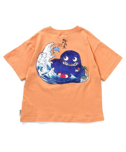 BREEZE(ブリーズ)の「【WEB限定】YOKAI-Tシャツ(Tシャツ/カットソー・キッズ・ラベンダー/ネイビー/オレンジ/ライム/ブラック/エメラルド/グレー/オフホワイト・80/100/120/130/140/150/160/110/90)」の18枚目の写真