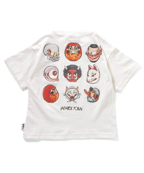 BREEZE(ブリーズ)の「【WEB限定】YOKAI-Tシャツ(Tシャツ/カットソー・キッズ・ラベンダー/ネイビー/オレンジ/ライム/ブラック/エメラルド/グレー/オフホワイト・80/100/120/130/140/150/160/110/90)」の19枚目の写真