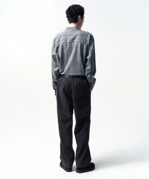 INSILENCE（インサイロンス）の「デミジドシアチェックシャツ グレー（シャツ/ブラウス・レディース・その他・SMALL/MEDIUM/LARGE）」の3枚目の写真