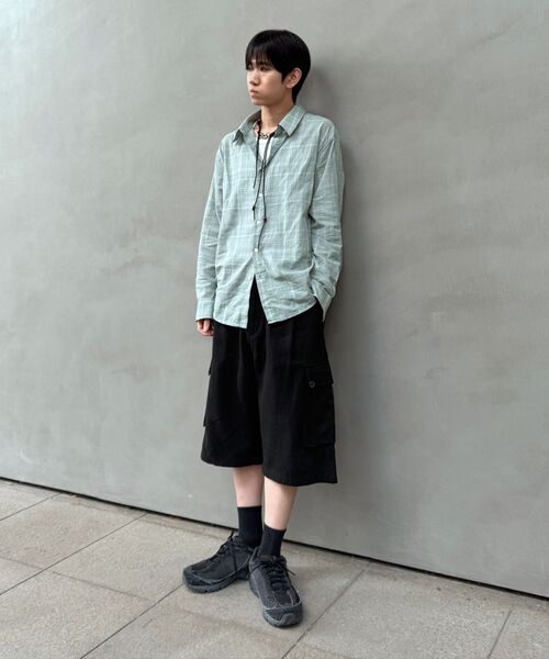 INSILENCE（インサイロンス）の「デミジドシアチェックシャツ グレー（シャツ/ブラウス・レディース・その他・SMALL/MEDIUM//LARGE）」の11枚目の写真