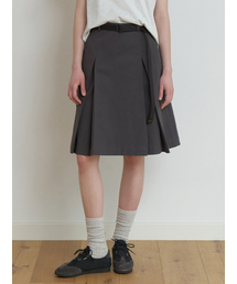 Hound cotton skirt (charcoal)