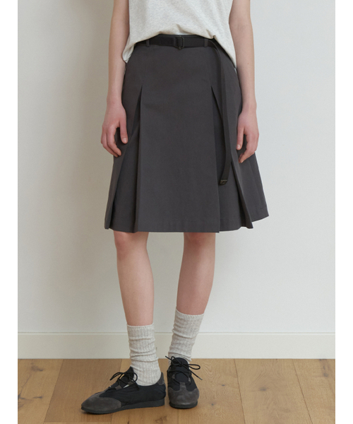 THEMITTEN(ザ・ミトン)の「Hound cotton skirt (charcoal)(スカート・レディース・その他・SMALL/MEDIUM)」の1枚目の写真